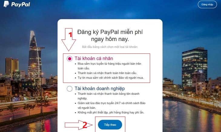 Huong dan Dang ky tai khoan Paypal kien thuc kiem tien online 00