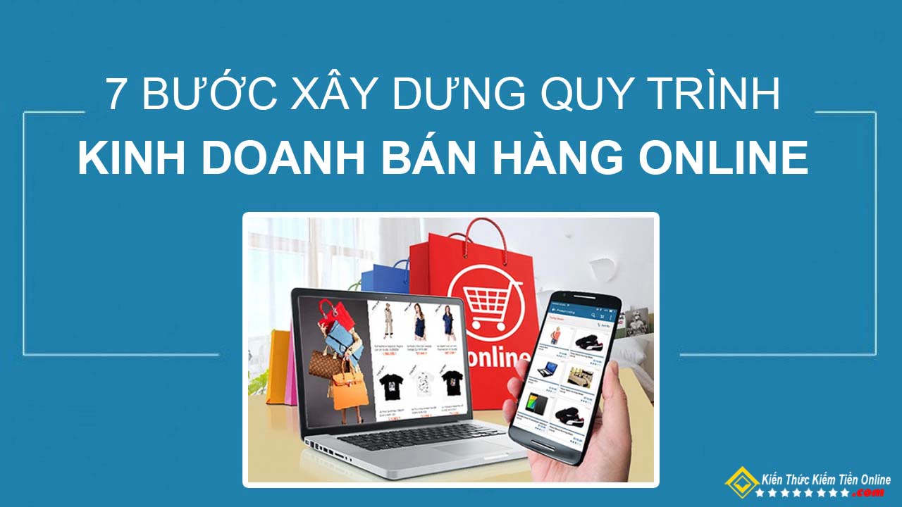 7 Buoc xay dung quy trinh Kinh Doanh ban hang online Chu Shop kien thuc kiem tien online 00