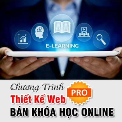 Học Thiết Kế Web Bán Khóa Học Elearning Online PRO 1