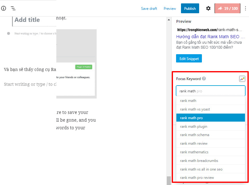 Hướng Dẫn SEO Top Google Rank Math Pro 12 Rank Math SEO Huong dan toan tap 001