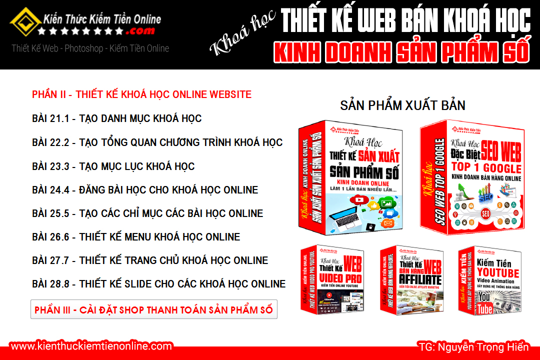 Thiet Ke Web Ban Khoa Hoc Dao Tao San Xuat San Pham So Online PRO 01